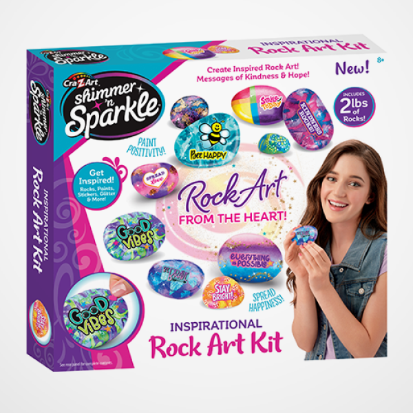 Shimmer & Sparkle Inspirational Rock Art Kit image