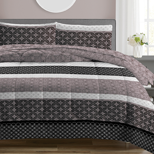 3 Piece Comforter Set Queen - Foxton image