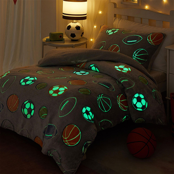 Glow In The Dark Single Duvet Sports image