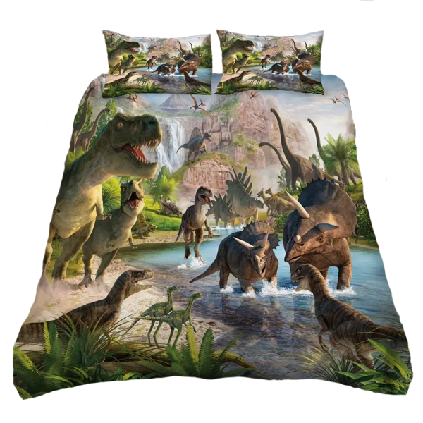 Dinosaur Duvet Cover Single image