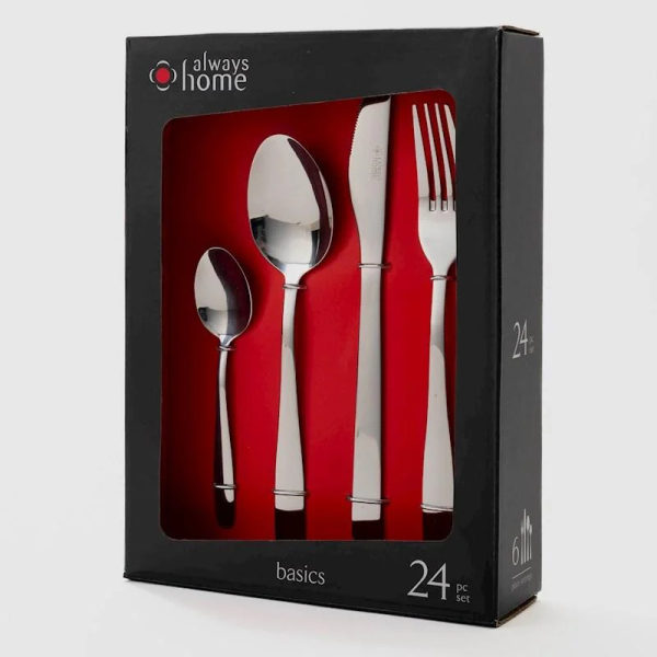 Always Home Basics 24 Piece Cutlery Set image