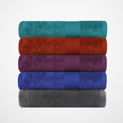 3 Set Luxury Bath Towel Set Teal image