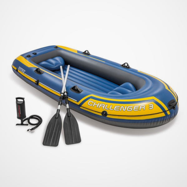 Intex Challenger 3 Boat Set image