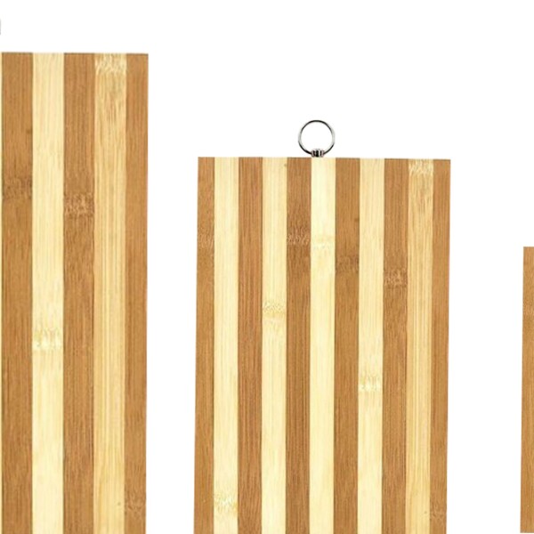 3 Piece Chopping Board Set, Bamboo image